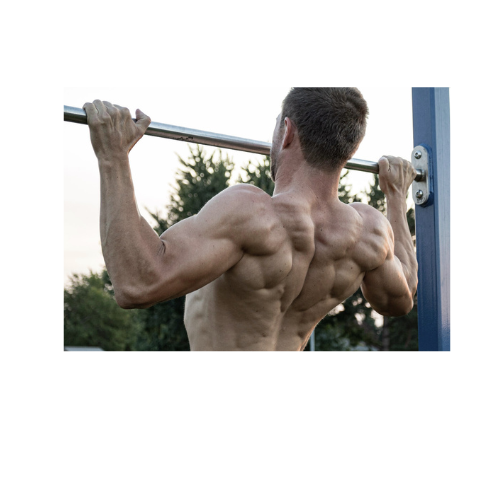 Man doing pull-ups